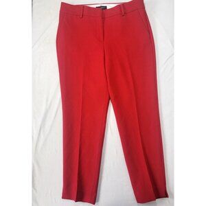 Talbots Women's Red Dress Pants Hampshire Ankle Size 10 ~34" Waist ~29" Inseam